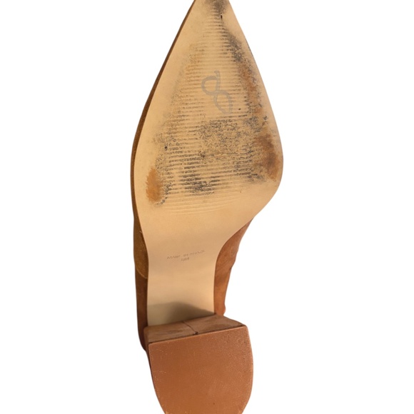 Steve Madden Nifty Pointed Toe Over the Knee Boots - Congac Brown Suede Size 8 - Picture 8 of 16